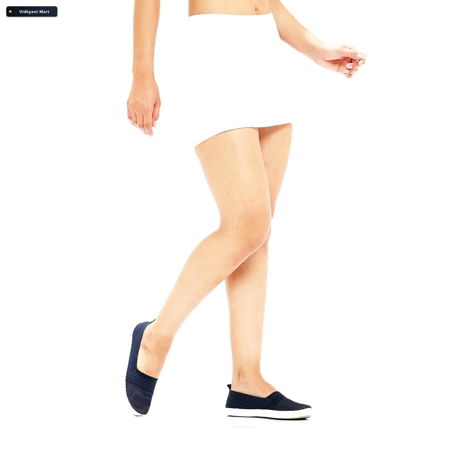 Vidhyant Mart Womens High Waist Athletic Skort With Secure Inner 4