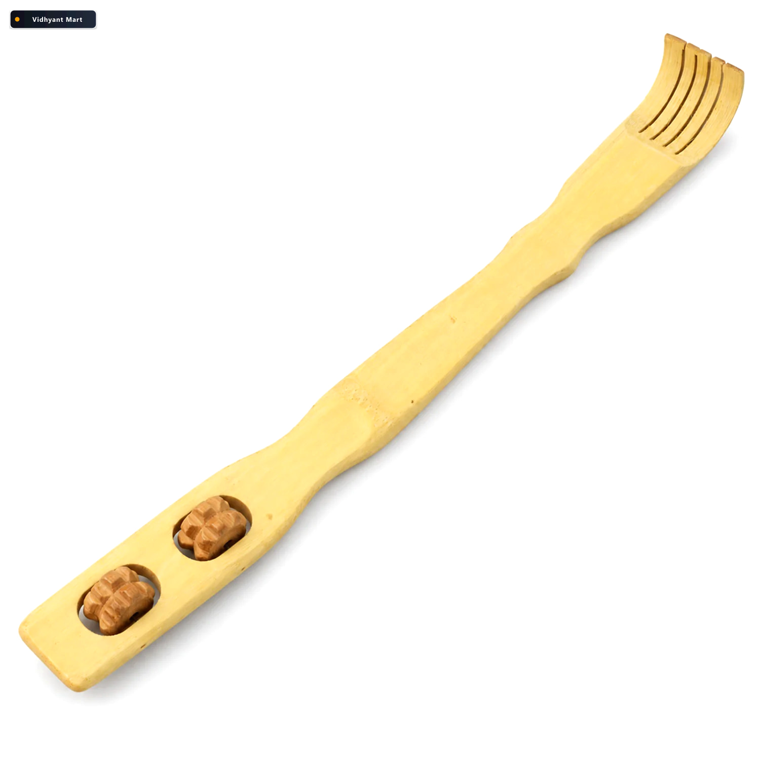 Vidhyant Mart Wooden Back Massager Stick Effective Muscle Stress 4