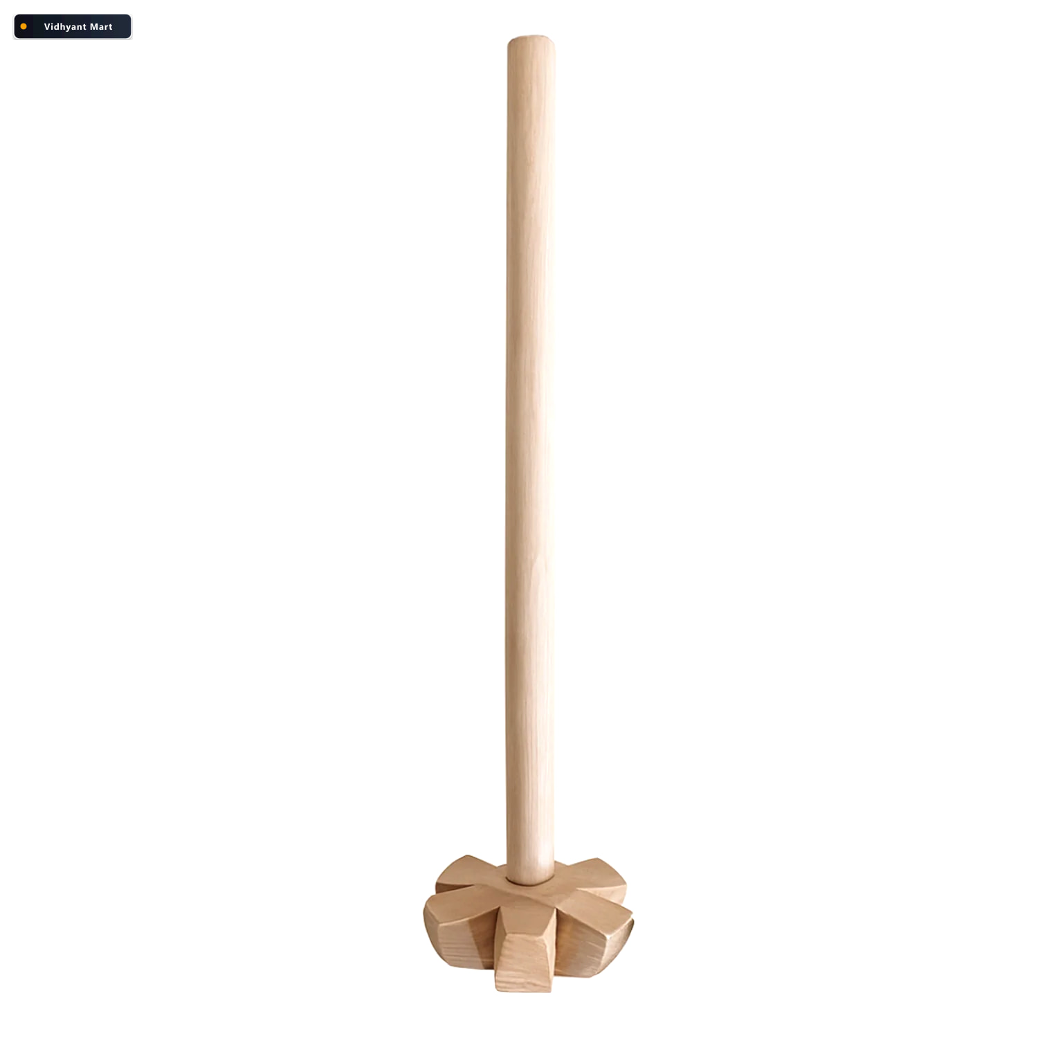 Vidhyant Mart Wooden Blender Durable Easy Grip For Kitchen Dabst 4