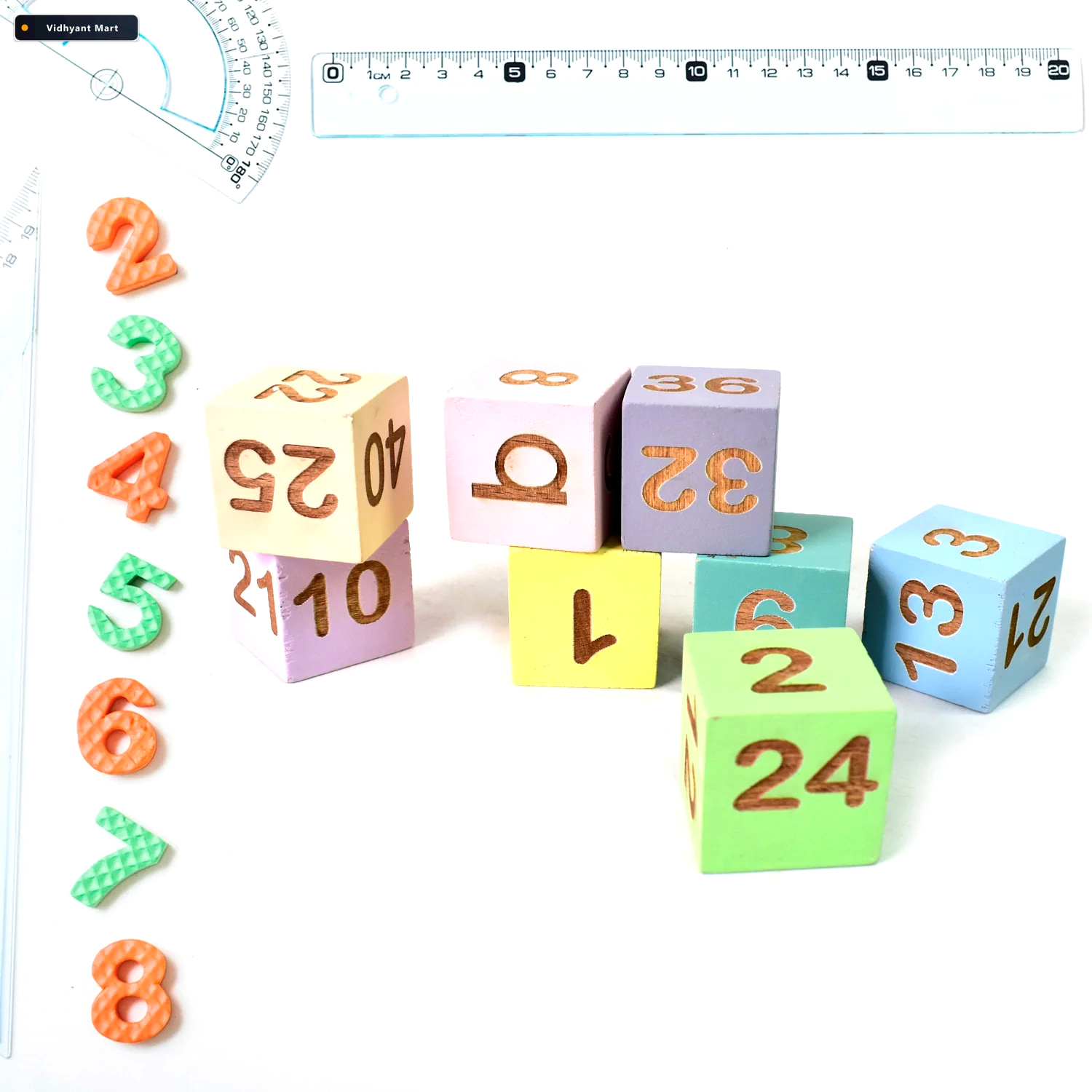 Vidhyant Mart Wooden Math Game For Kids Early Learning Education 2