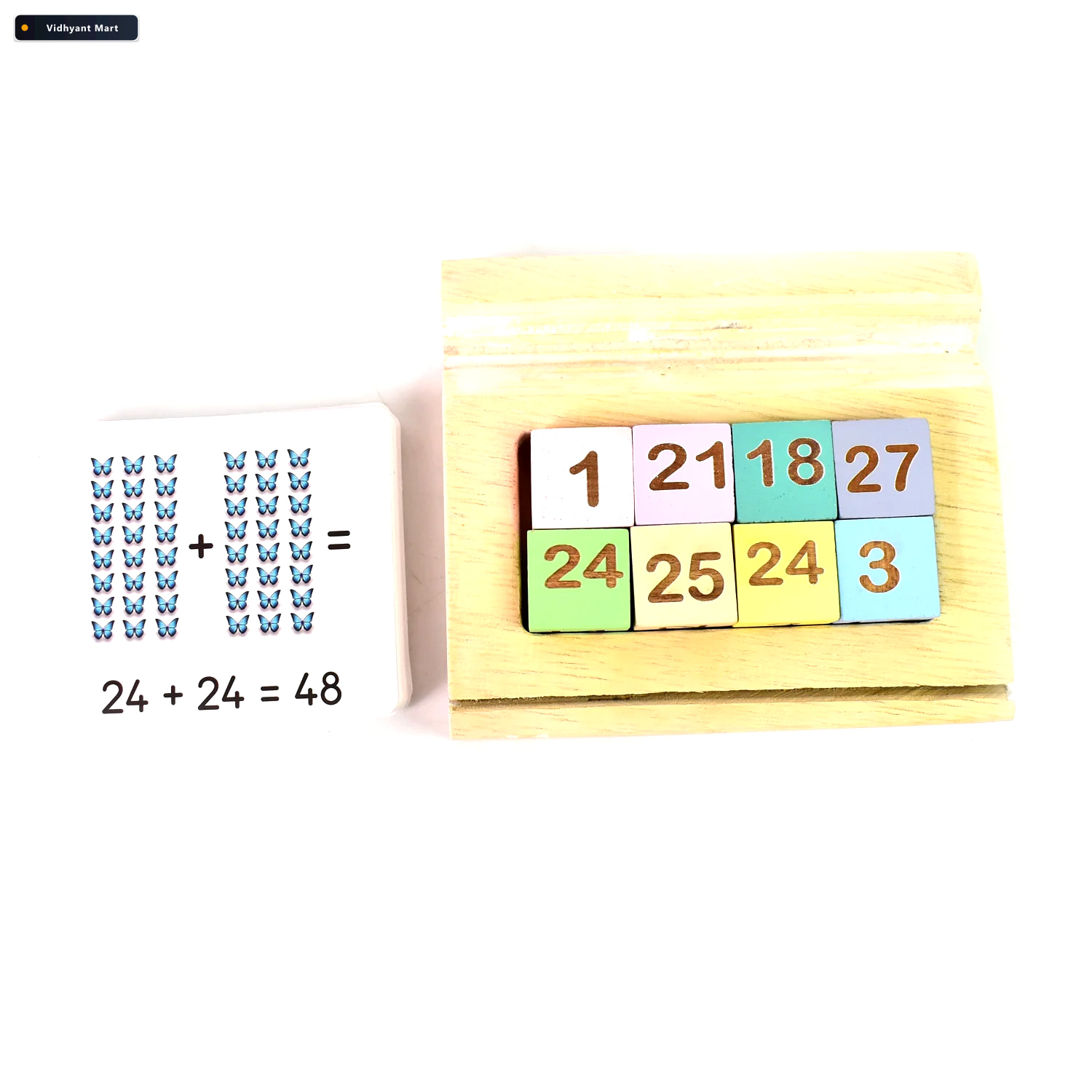 Vidhyant Mart Wooden Math Game For Kids Early Learning Education 3