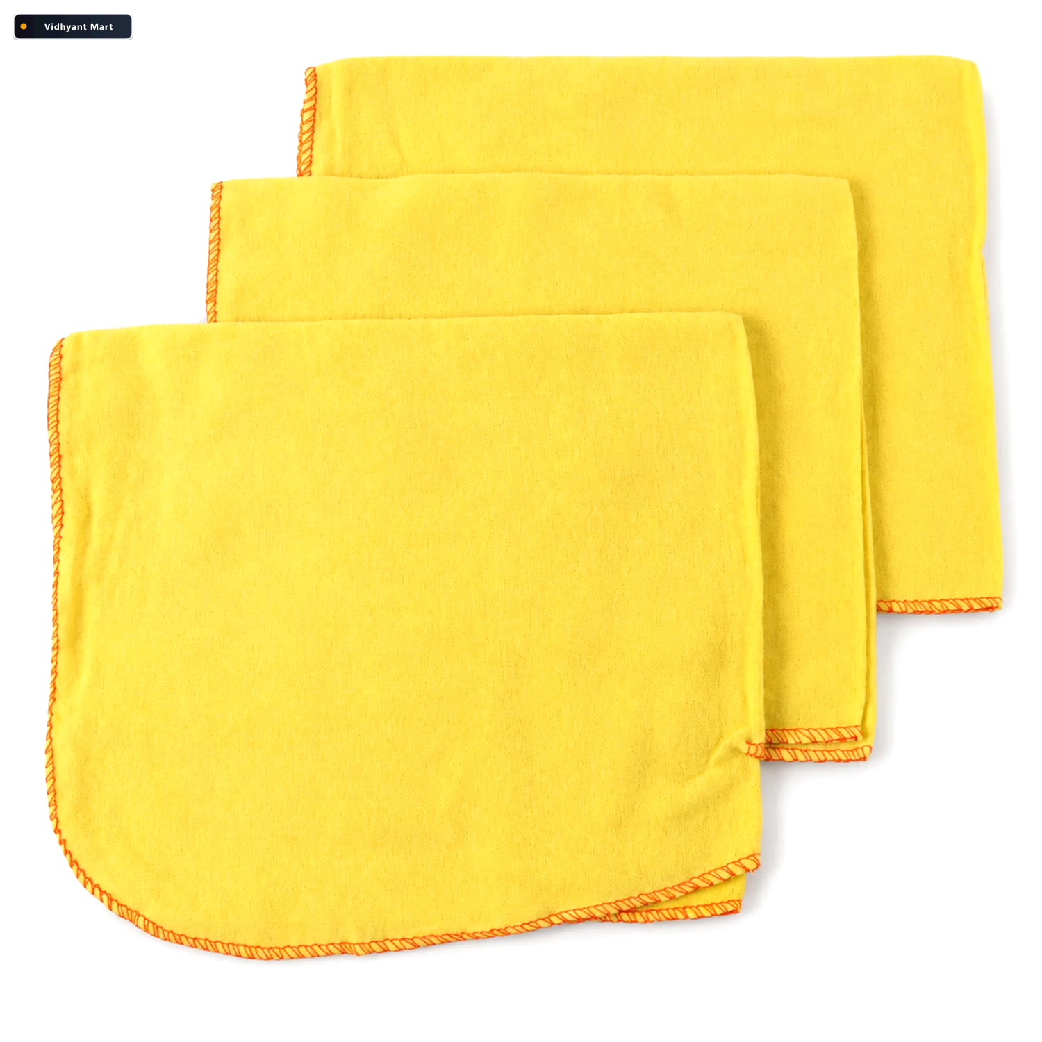 Vidhyant Mart Yellow Cotton Duster Cloth For Daily Home And Kitc 4