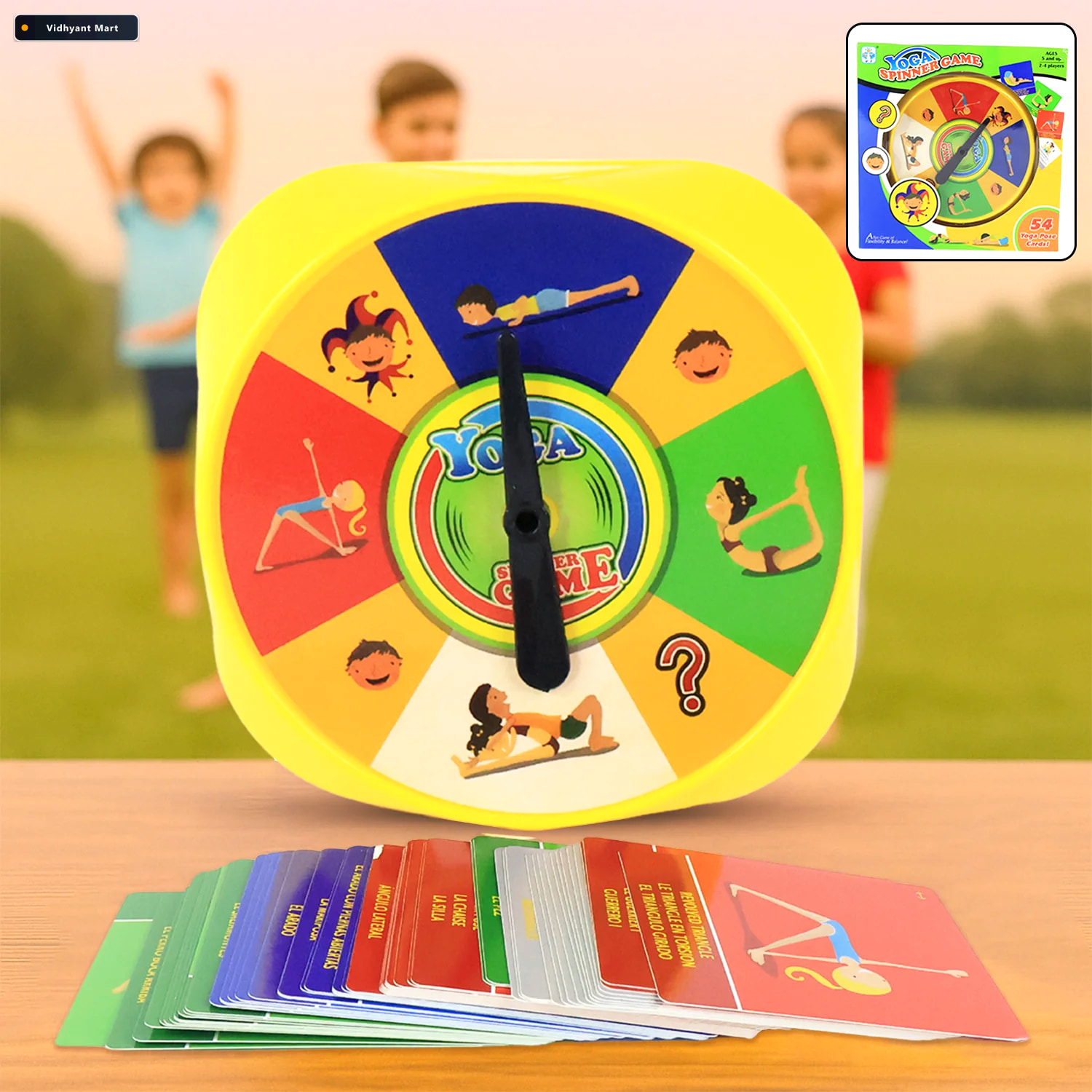 Vidhyant Mart Yoga Spinner Game Fun Family Fitness Flexibility A 1