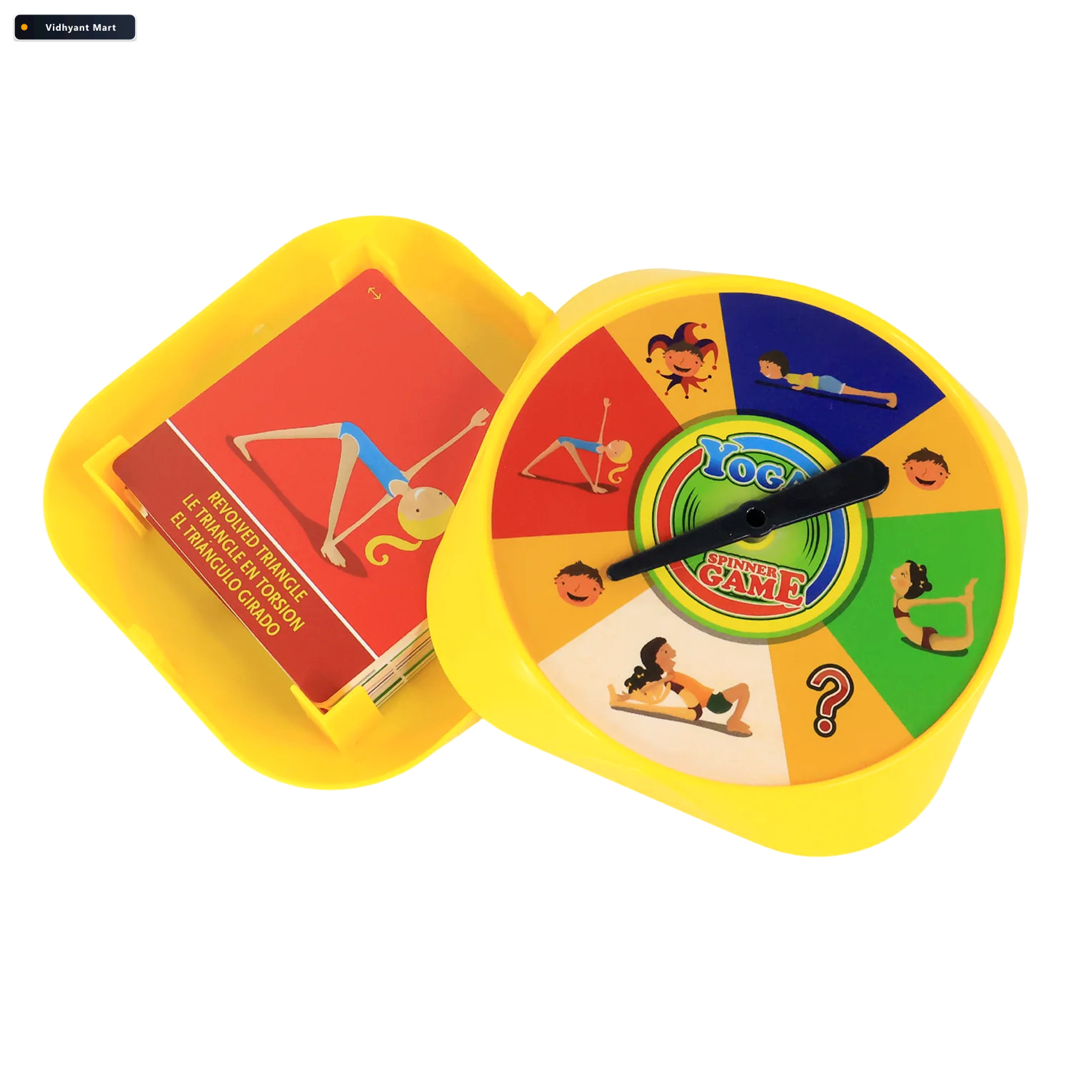 Vidhyant Mart Yoga Spinner Game Fun Family Fitness Flexibility A 4